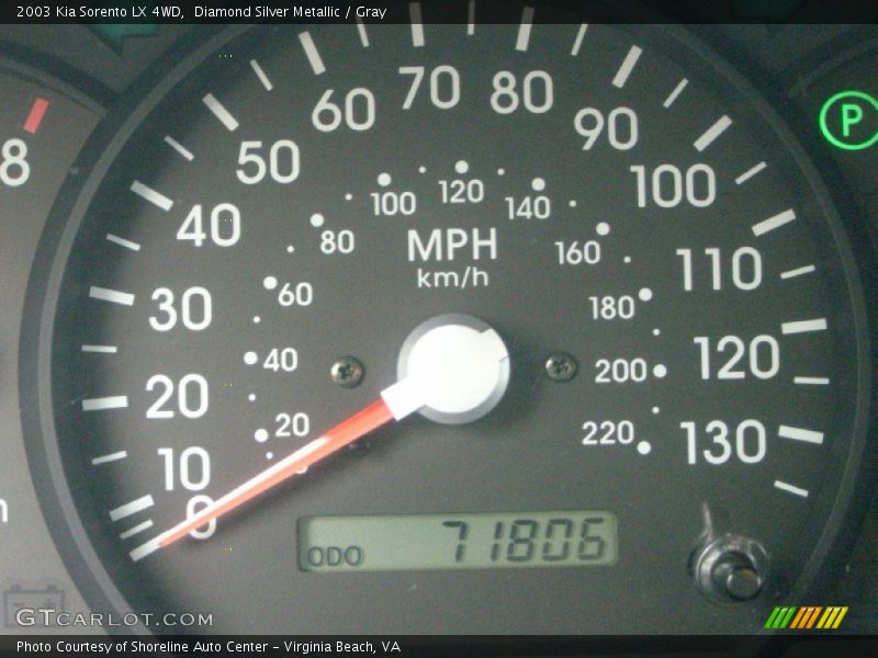 Diamond Silver Metallic / Gray 2003 Kia Sorento LX 4WD