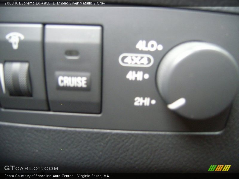 Diamond Silver Metallic / Gray 2003 Kia Sorento LX 4WD
