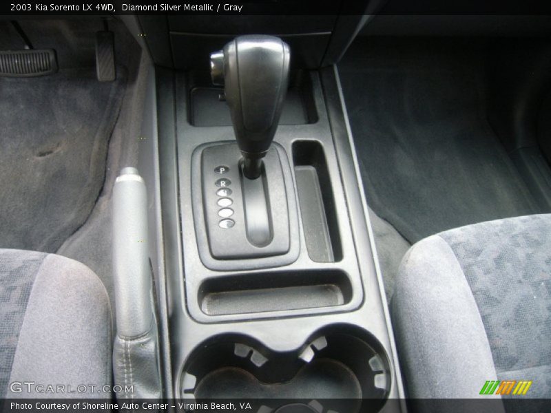 Diamond Silver Metallic / Gray 2003 Kia Sorento LX 4WD