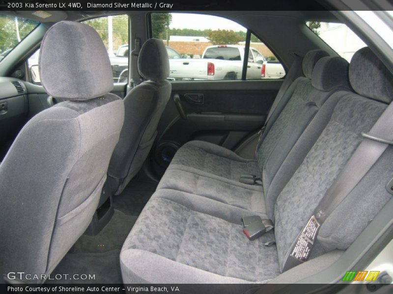 Diamond Silver Metallic / Gray 2003 Kia Sorento LX 4WD