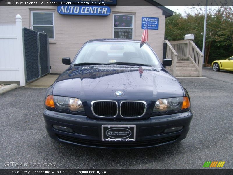 Orient Blue Metallic / Grey 2000 BMW 3 Series 323i Sedan