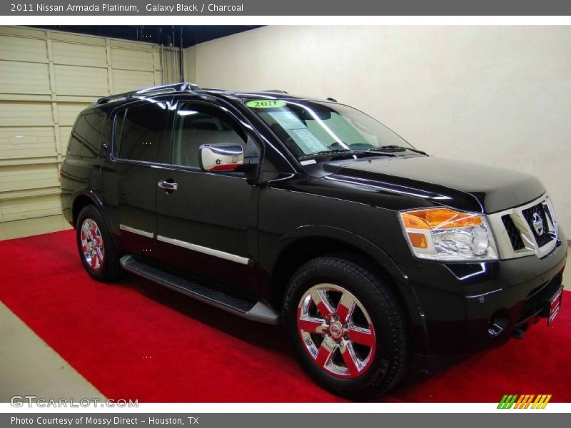 Galaxy Black / Charcoal 2011 Nissan Armada Platinum