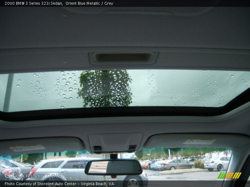 Orient Blue Metallic / Grey 2000 BMW 3 Series 323i Sedan