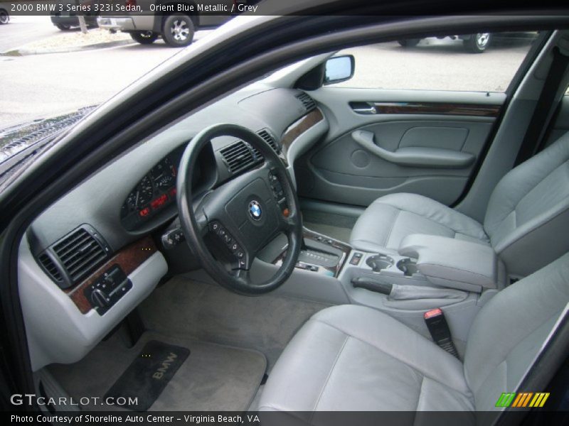  2000 3 Series 323i Sedan Grey Interior