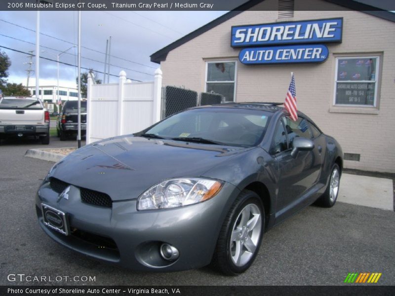 Titanium Gray Pearl / Medium Gray 2006 Mitsubishi Eclipse GT Coupe