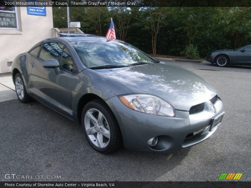 Titanium Gray Pearl / Medium Gray 2006 Mitsubishi Eclipse GT Coupe