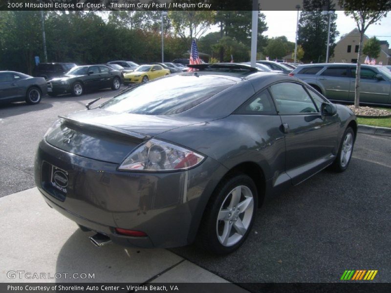 Titanium Gray Pearl / Medium Gray 2006 Mitsubishi Eclipse GT Coupe