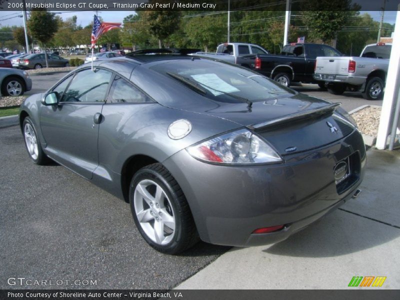 Titanium Gray Pearl / Medium Gray 2006 Mitsubishi Eclipse GT Coupe