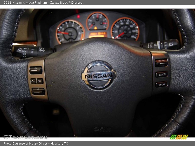 Galaxy Black / Charcoal 2011 Nissan Armada Platinum