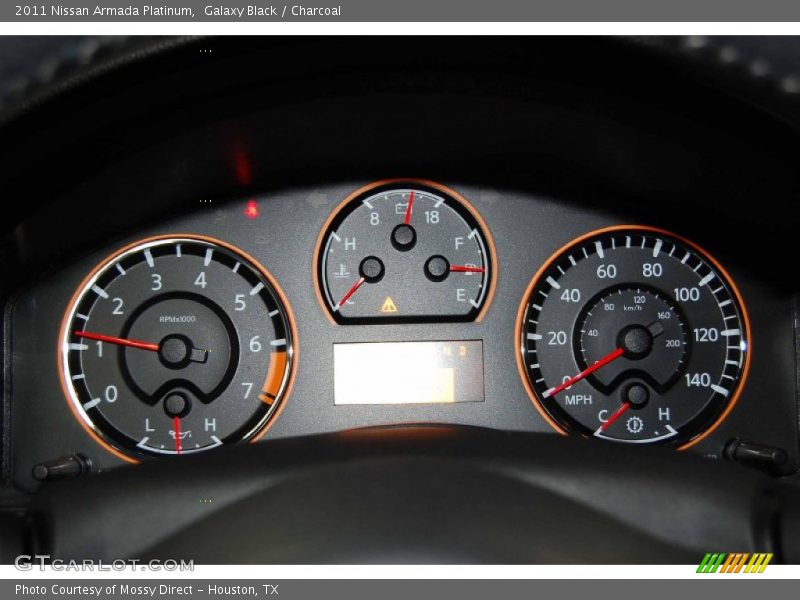 Galaxy Black / Charcoal 2011 Nissan Armada Platinum