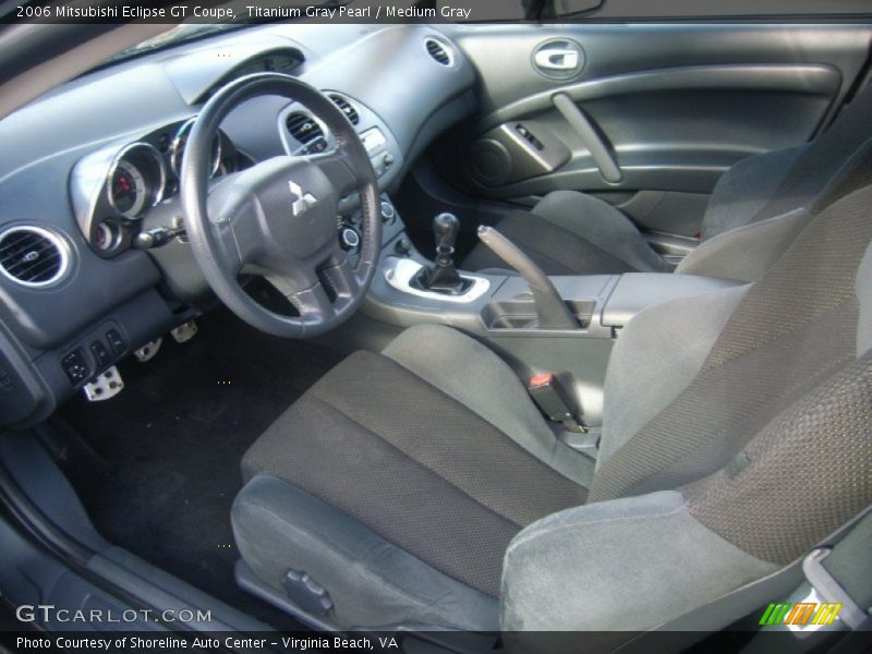 Titanium Gray Pearl / Medium Gray 2006 Mitsubishi Eclipse GT Coupe