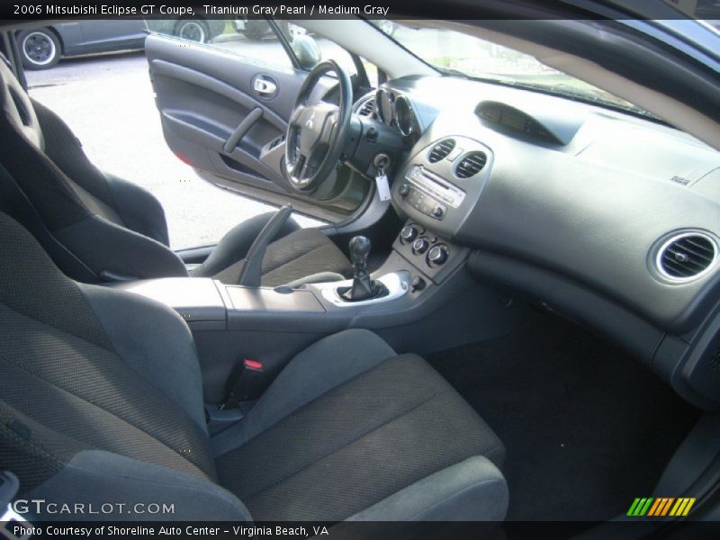 Titanium Gray Pearl / Medium Gray 2006 Mitsubishi Eclipse GT Coupe