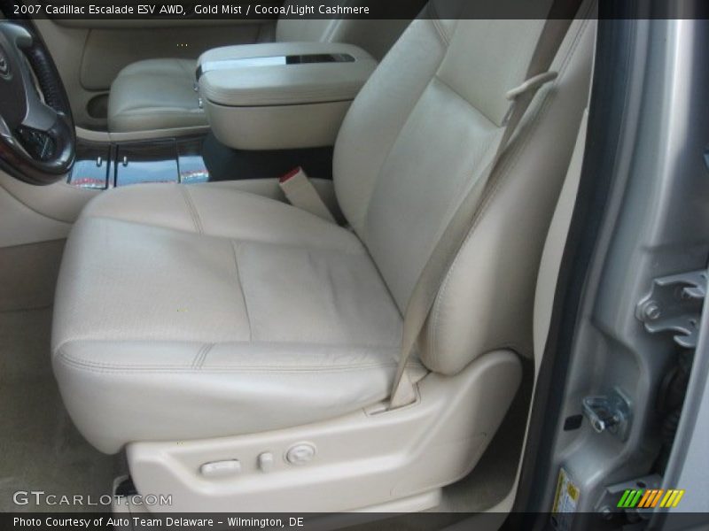 Gold Mist / Cocoa/Light Cashmere 2007 Cadillac Escalade ESV AWD