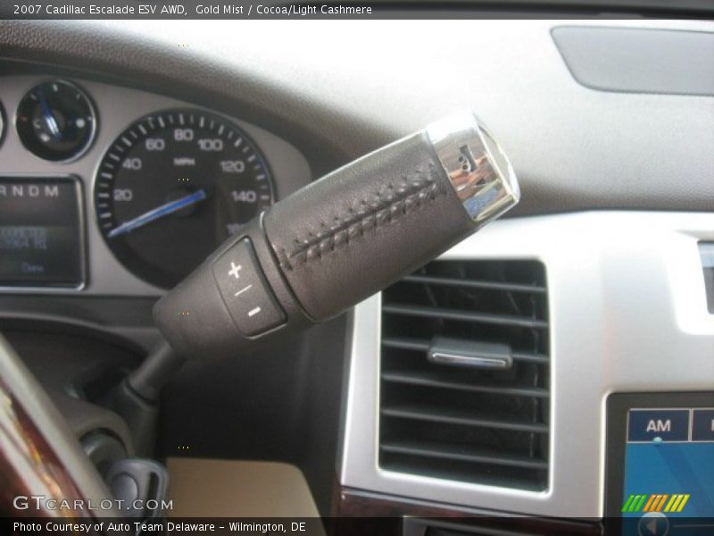 Gold Mist / Cocoa/Light Cashmere 2007 Cadillac Escalade ESV AWD