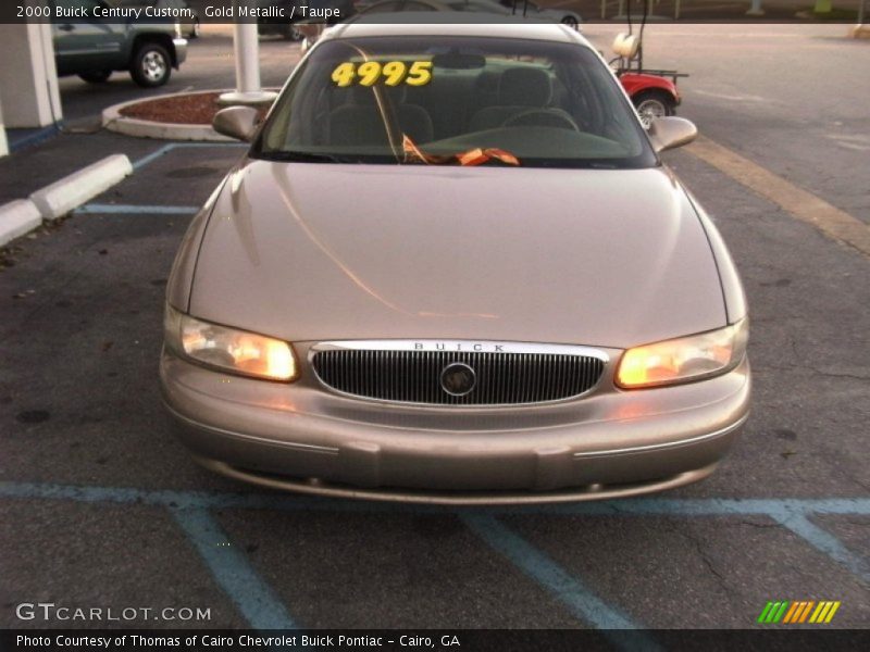 Gold Metallic / Taupe 2000 Buick Century Custom