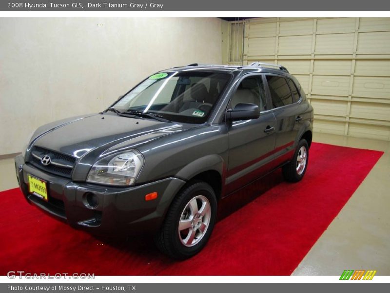 Dark Titanium Gray / Gray 2008 Hyundai Tucson GLS