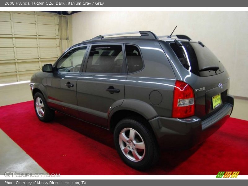Dark Titanium Gray / Gray 2008 Hyundai Tucson GLS