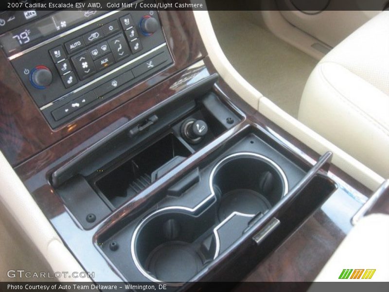 Gold Mist / Cocoa/Light Cashmere 2007 Cadillac Escalade ESV AWD