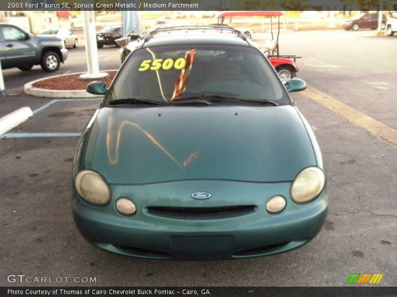 Spruce Green Metallic / Medium Parchment 2003 Ford Taurus SE