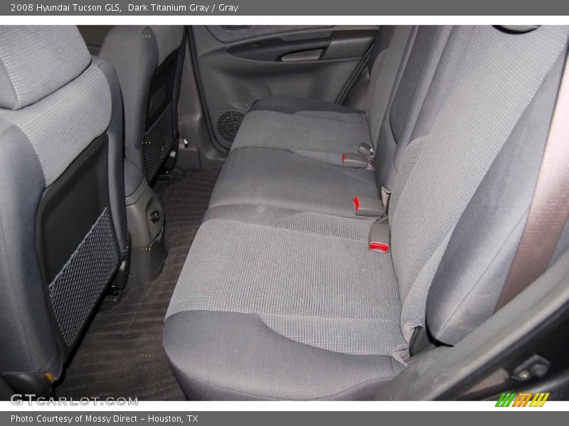 Dark Titanium Gray / Gray 2008 Hyundai Tucson GLS