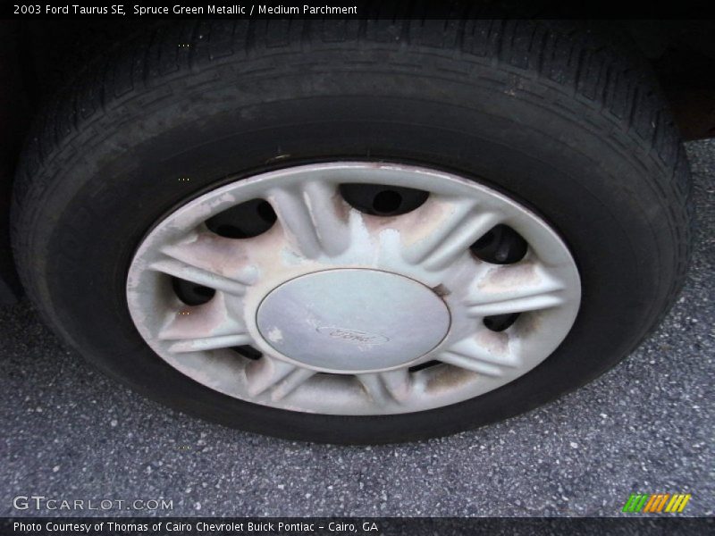 Spruce Green Metallic / Medium Parchment 2003 Ford Taurus SE