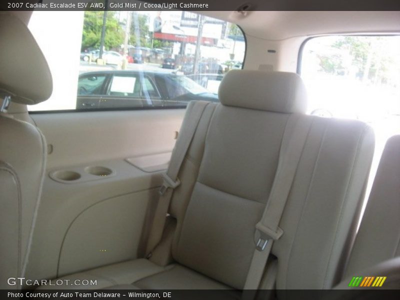 Gold Mist / Cocoa/Light Cashmere 2007 Cadillac Escalade ESV AWD