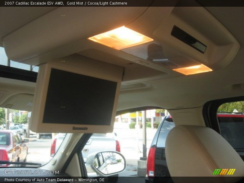 Gold Mist / Cocoa/Light Cashmere 2007 Cadillac Escalade ESV AWD