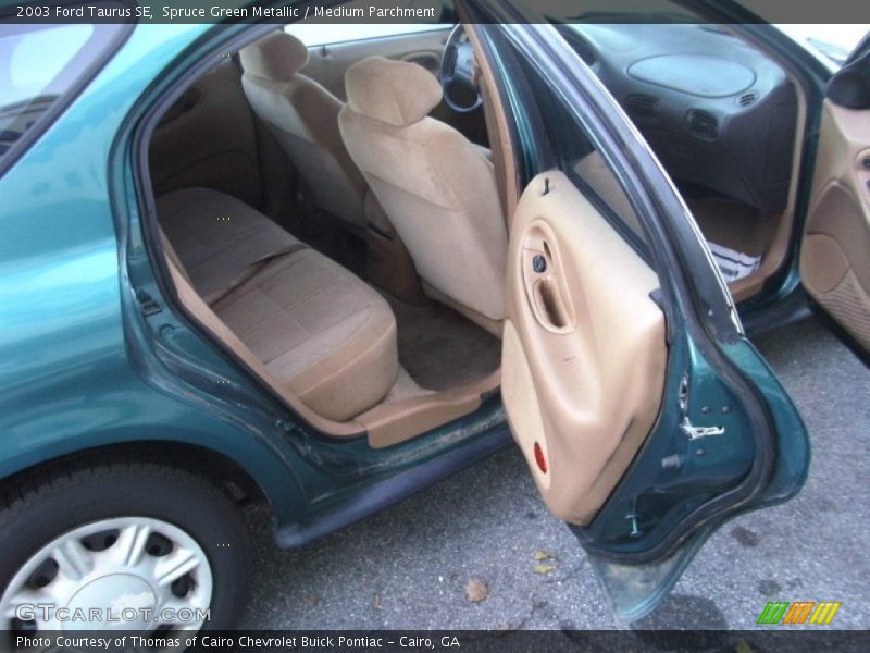 Spruce Green Metallic / Medium Parchment 2003 Ford Taurus SE