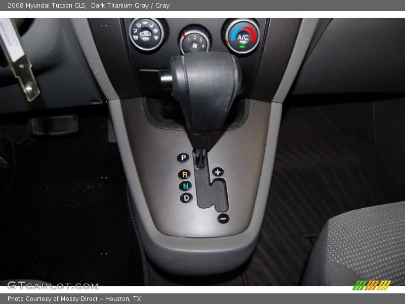Dark Titanium Gray / Gray 2008 Hyundai Tucson GLS