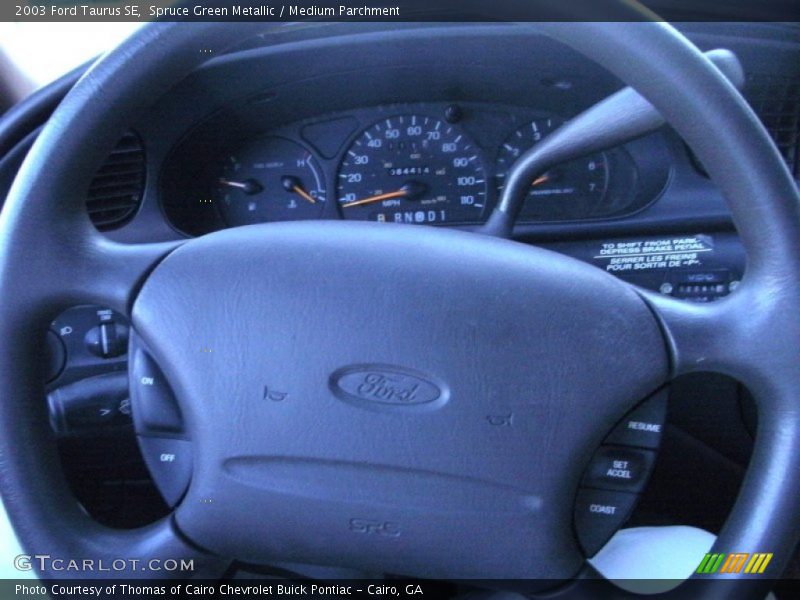 Spruce Green Metallic / Medium Parchment 2003 Ford Taurus SE
