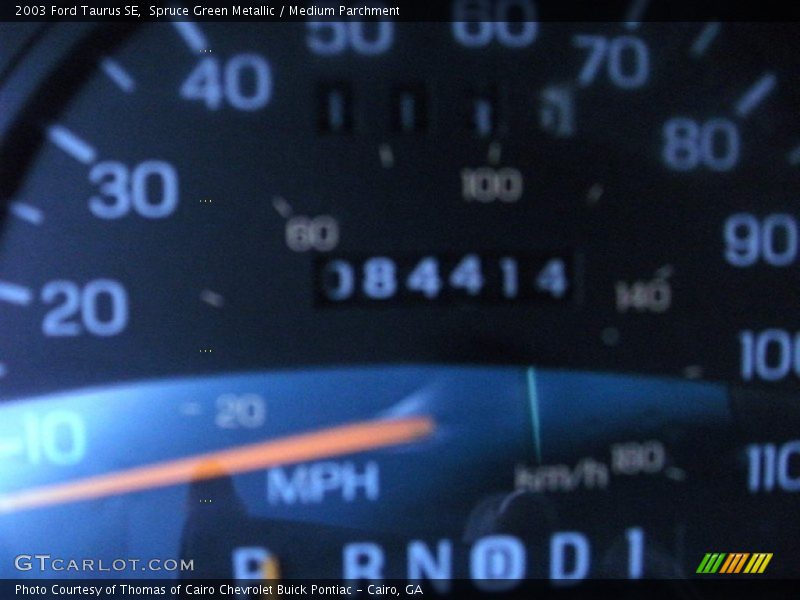 Spruce Green Metallic / Medium Parchment 2003 Ford Taurus SE