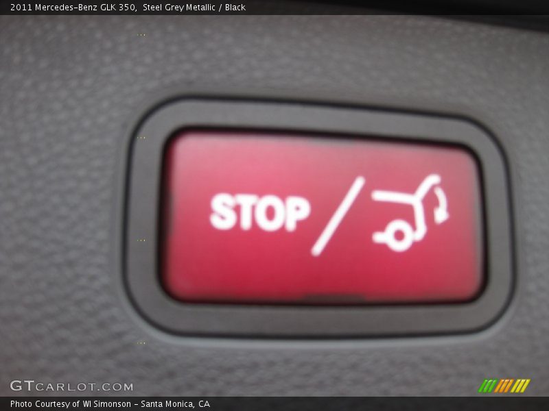 Steel Grey Metallic / Black 2011 Mercedes-Benz GLK 350