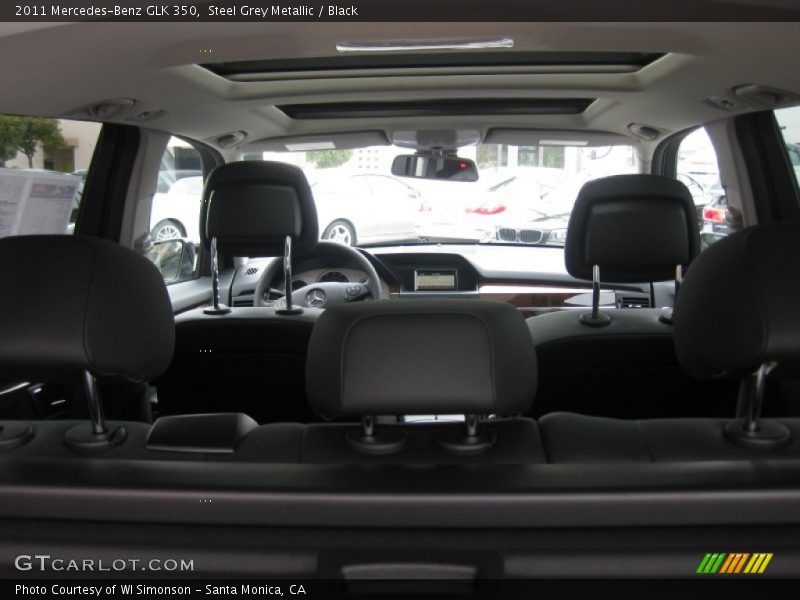 Steel Grey Metallic / Black 2011 Mercedes-Benz GLK 350