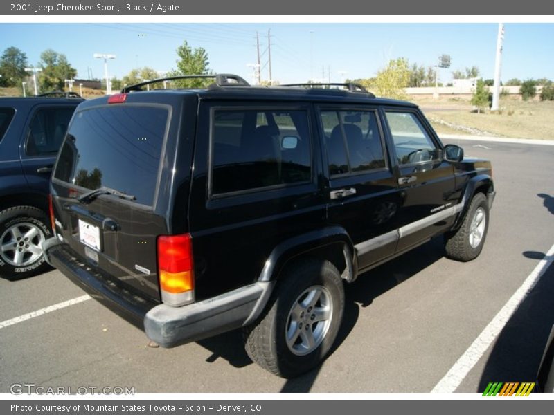Black / Agate 2001 Jeep Cherokee Sport