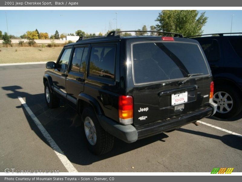 Black / Agate 2001 Jeep Cherokee Sport