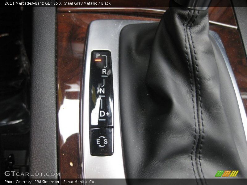 Steel Grey Metallic / Black 2011 Mercedes-Benz GLK 350