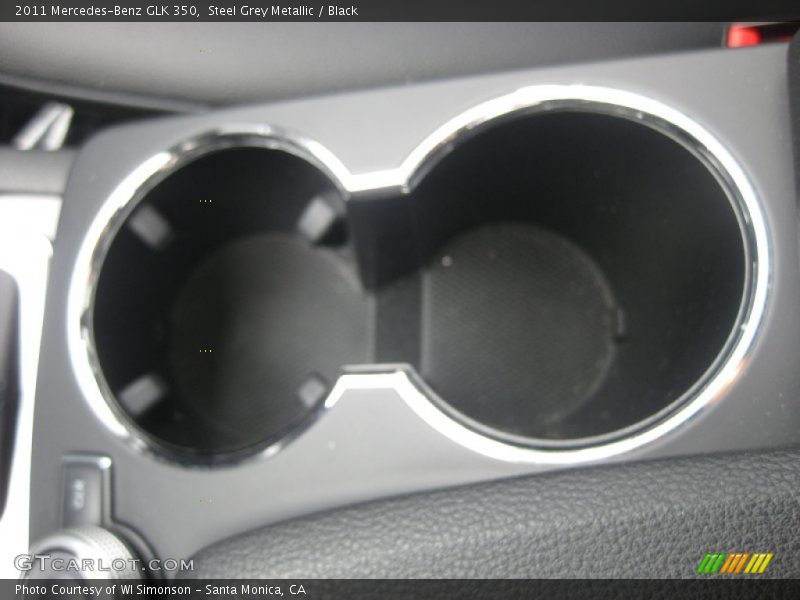 Steel Grey Metallic / Black 2011 Mercedes-Benz GLK 350