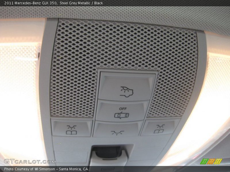 Steel Grey Metallic / Black 2011 Mercedes-Benz GLK 350