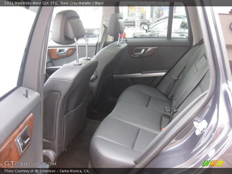 Steel Grey Metallic / Black 2011 Mercedes-Benz GLK 350