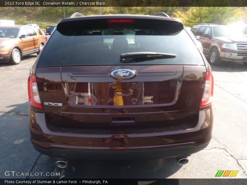 Cinnamon Metallic / Charcoal Black 2012 Ford Edge SE