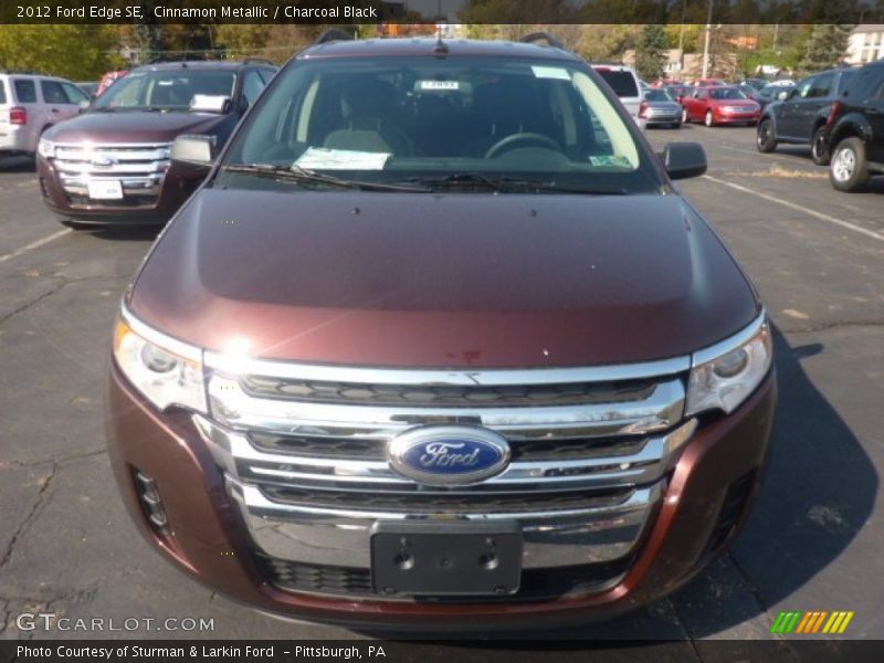 Cinnamon Metallic / Charcoal Black 2012 Ford Edge SE
