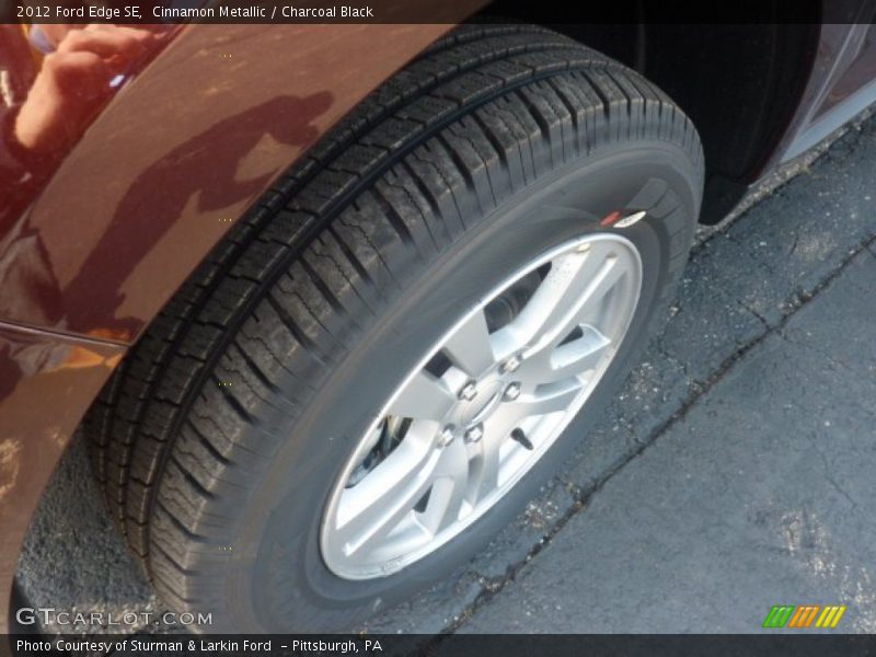 Cinnamon Metallic / Charcoal Black 2012 Ford Edge SE