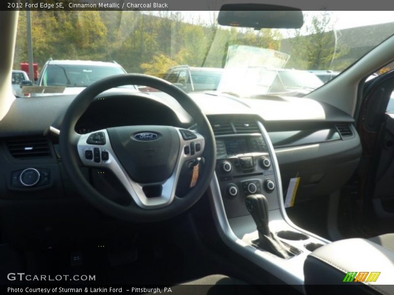 Cinnamon Metallic / Charcoal Black 2012 Ford Edge SE