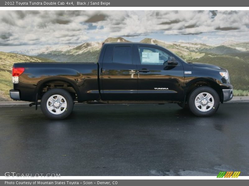 Black / Sand Beige 2012 Toyota Tundra Double Cab 4x4