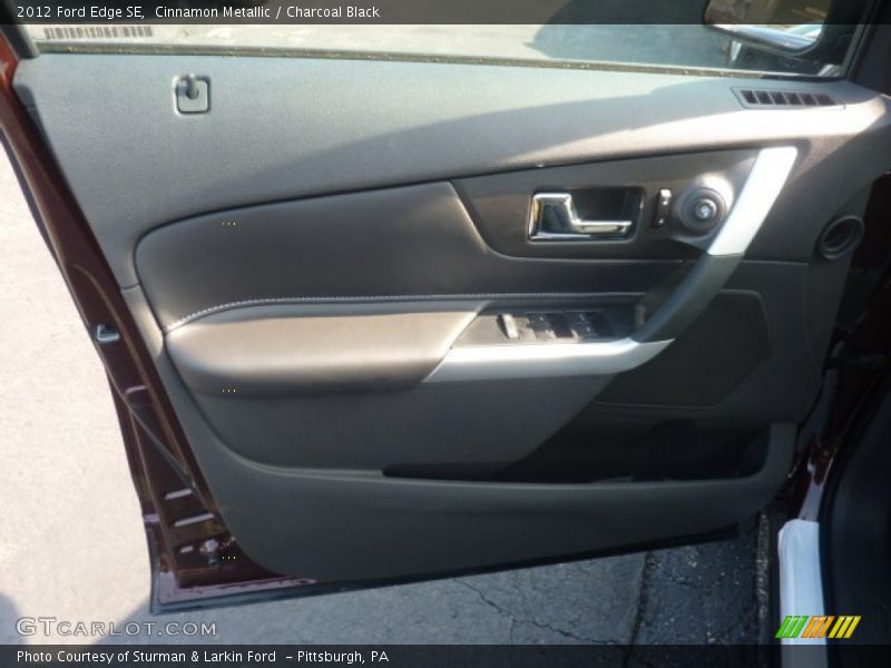Cinnamon Metallic / Charcoal Black 2012 Ford Edge SE