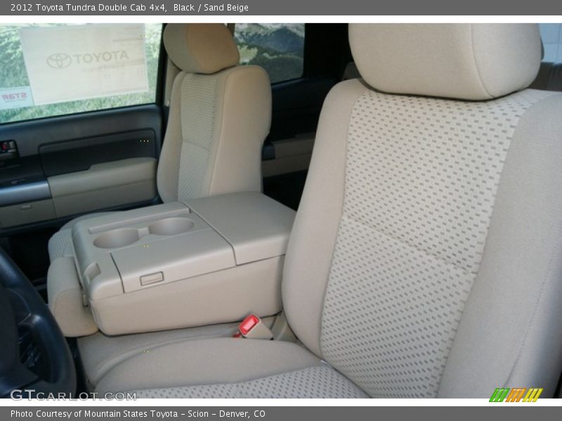 Black / Sand Beige 2012 Toyota Tundra Double Cab 4x4