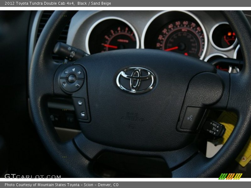 Black / Sand Beige 2012 Toyota Tundra Double Cab 4x4