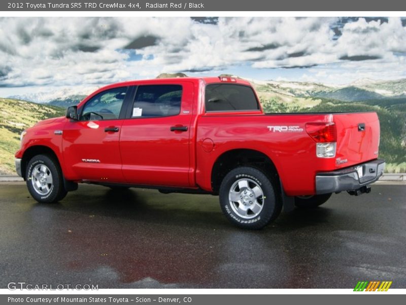 Radiant Red / Black 2012 Toyota Tundra SR5 TRD CrewMax 4x4