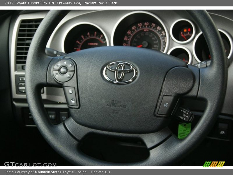 Radiant Red / Black 2012 Toyota Tundra SR5 TRD CrewMax 4x4