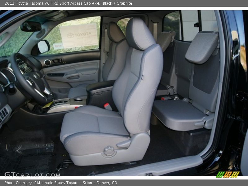  2012 Tacoma V6 TRD Sport Access Cab 4x4 Graphite Interior
